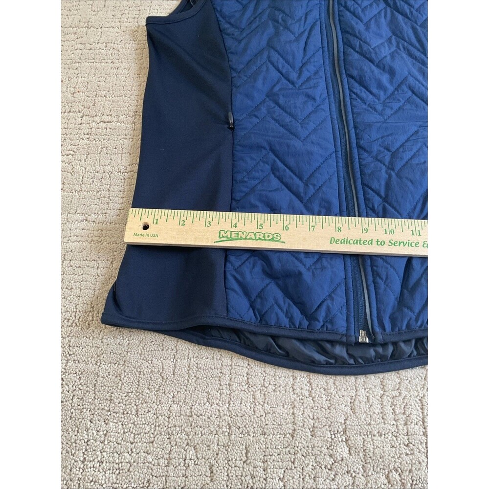 Active Essentials By Tchibo Blue Vest Jacket Light Weight Zipper. Size Med. EUC - Picture 5 of 11